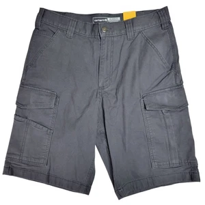 Pantalón Corto de Trabajo Carhartt BS3542-M Resistente Flex Ajuste Relajado Lona Carga 32 - Imagen 1 de 4