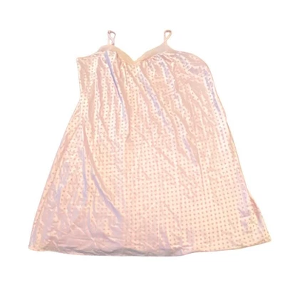 Cabernet by Sleep Sense 粉色圆点懒人连衣裙 XL 聚酯纤维 — 第 1/4 张图片