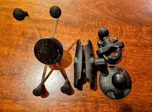 RAM X-GRIP PHONE HOLDER, EXTENSION ARM, DRILL DOWN MOUNT AND HANDLEBAR MOUNT - Photo 1 sur 2