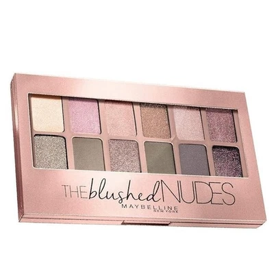 Maybelline New York The Blushed Nudes Eyeshadow Palette - Blush, 12 Highly Blend - Image 1 of 4