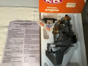 K&B 3.5 Outboard SS Engine, for 3.5 Nitro RC Tunnel Boat, NOS #8935 SS Outboard - Picture 1 of 11