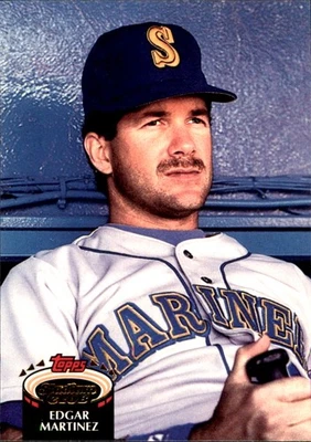 Edgar Martinez 1992 Stadium Club #267 Mariners FREE SHIPPING AutographDen - Image 1 of 2
