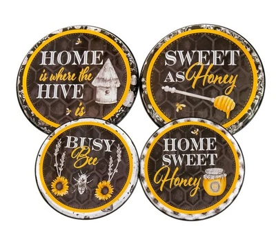 Juego de 4 HERMOSAS fundas redondas para quemadores de estufa eléctrica, cubiertas, cocina Foto 1 de 4