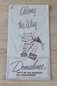 Vintage 1950s DOMELINER City of LA The Challenger Travel BROCHURE Along the Way - Picture 1 of 5