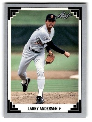 1991 Leaf #407 Larry Andersen - Image 1 of 2