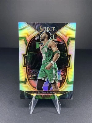 2022-23 Select Jayson Tatum Silver Prizm Concourse #55 - Image 1 of 2