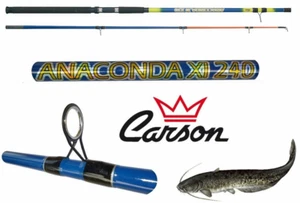 Canna Anaconda 2.70m Pesca Siluro Storione Fondo Break Line Clonk Barca Spinning - Foto 1 di 1
