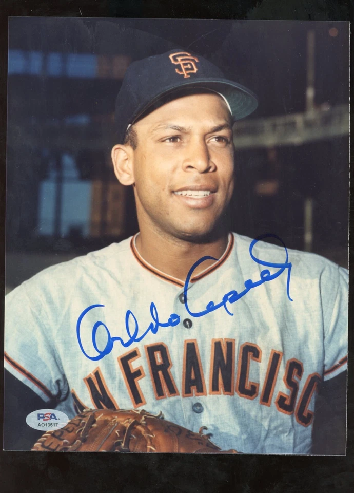 Orlando Cepeda  HOF 8x10 Autographed Photo PSA Authentic - Image 1 of 1