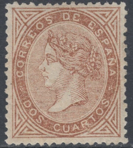 Isabel II 87 - Jahr 1867 - Zertifikat Exfima - Luxus - Bild 1 von 2