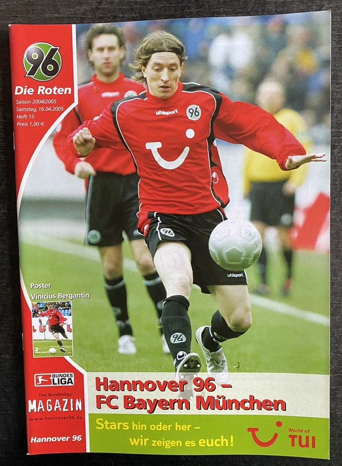 BL 2004/2005 Hannover 96 - FC Bayern München, 16.04.2005 - Vinicius Bergantin - Bild 1 von 1