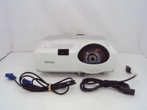 Epson PowerLite 420 Short Throw 2500 Lumens 3LCD VGA HDMI Network Projector - Picture 1 of 18