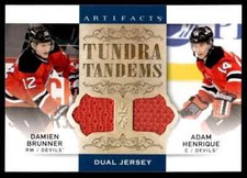 2013-14 Upper Deck Artifacts Tundra Tandems Jersey Damien Brunner ADAM HENRIQUE