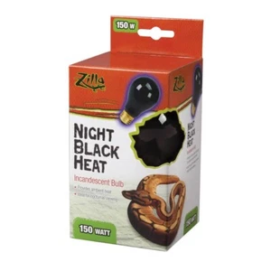 Zilla Night Black Heat Incandescent Bulb - 150 Watt - Picture 1 of 4