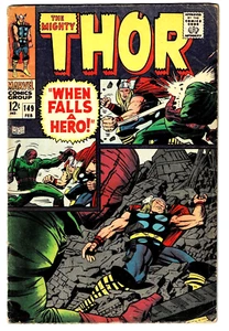 The Mighty Thor #149 VG/FN Origin of Black Bolt Silver Age HD Scan 1968 U-4 - Picture 1 of 2