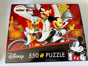 DISNEY JIGSAW PUZZLE 550 PCS BY CEACO MICKEY GOOFY DAFFY DUCK 24X18 NEW - Picture 1 of 1