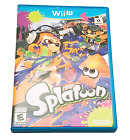 Wii U Splatoon Game (Nintendo, 2015) with Manual - in Good Condition