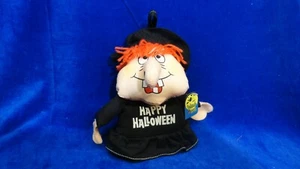 HALLOWEEN WANDA THE BRUCH 1982 WALLACE BERRIE CO peluche juguete 1982 RARO DE COLECCIÓN TIENE ETIQUETA - Imagen 1 de 5