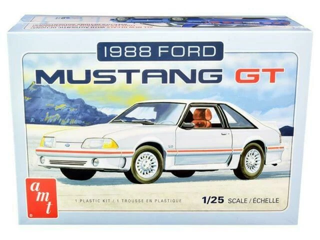 ATM 1988 Ford MustangGT Model Kit, Scale 1/25 - (AMT1216)