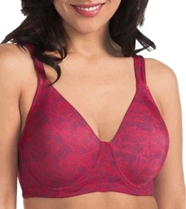 NWOT Leading Lady 46C Molded Soft Cup Bra 5042 Burgundy 119437 - Picture 1 of 2