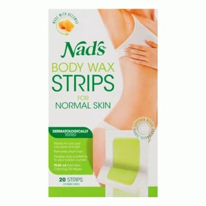NADS NAD'S BODY STRIPS LARGE PK 20 WAX FOR NORMAL SKIN - X HAIR REM STRIP WOMEN - Picture 1 of 1