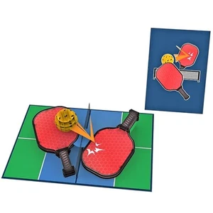 Biglietto di auguri pop up Pickleball con busta per tutte le occasioni - Foto 1 di 5