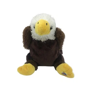 Ganz Webkinz Bald Eagle Plush Stuffed Animal Toy Beanie 8” Brown White - Picture 1 of 9