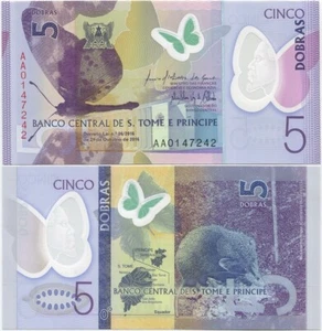St. Thomas and Prince (Sao Tome e Principe) 5 Dobras 2016 (P-70) UNC - Bild 1 von 1