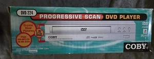 Sealed! 2003 COBY COMPACT PROGRESSIVE SCAN DVD PLAYER DVD-224 JT-3 - Picture 1 of 2