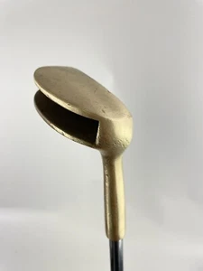 Dunlop Golden Arrow Putter 35” Heel Shafted Brass /Right Handed /New Grip /6144 - Picture 1 of 19