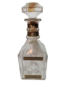 I.W. HARPER Bourbon Whiskey 4/5 QUART Bottle Empty Decanter + Glass Topper JGDS - Picture 1 of 6