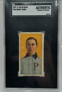 1909-11 T206 Polar Bear Hunky Shaw PSA A Providence Grays Set Break - Picture 1 of 2