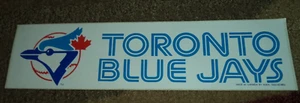 Vintage 1980s Toronto Blue Jays MLB Baseball Bumper Sticker - Picture 1 of 1