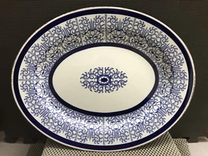 c.1881 Royal Worcester Royal Lily Serving Platter Mortlock’s Oxford Street - Picture 1 of 11