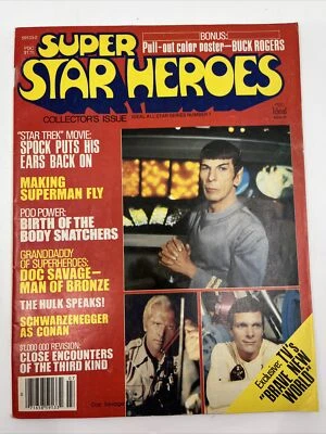 Super Star Heroes May 1978 Collector’s Star Trek Dr. Spock Doc Savage Hulk Conan - Image 1 of 4