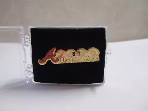 2000 MLB All Star Game Atlanta Braves Press Pin With Case - Picture 1 of 7