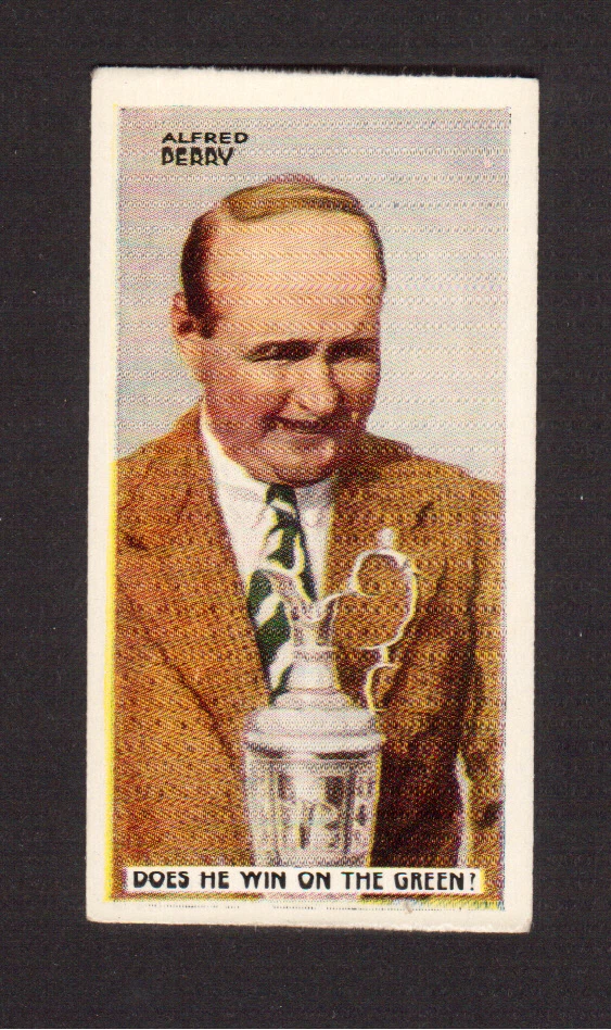 Alfred Alf Fred Perry Golf 1935 British Cigarette Card - Image 1 of 1