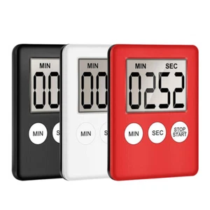 1pcs LCD Digital Kitchen Timer Magnetic Cooking Count Down Up Timer Loud Al BIBI - Picture 1 of 17