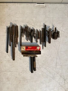 Set of High Machinist Speed Steel Taps,Straight & spiral Flute, Double end mill - Afbeelding 1 van 12
