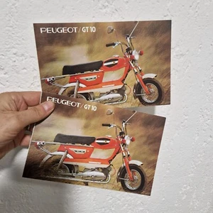 2 catalogues vélomoteur PEUGEOT  GT10  moto mobylette vélo - Bild 1 von 3