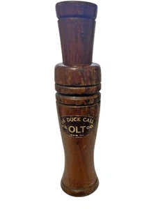 P. S. Olt Co. Pechino. Ill. Modello n. 66 Chiamata Anatra in Legno 5 1/2" Usato - Foto 1 di 6