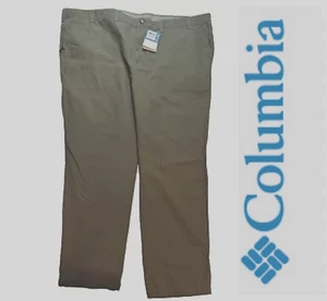 Columbia Men’s NEW Pants (54x 34) Beige/Brown Roc II Omni Shade UPF 50 Outdoors - Picture 1 of 24
