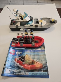 LEGO City: Police Patrol Boat (60129) 100% Complete with Instructions! No Box!