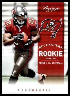 2012 Panini Prestige Doug Martin #245 Rookie Tampa Bay Buccaneers - Image 1 of 2