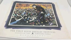 1999 Aquarell Poster "The First Elvis Presley Festival" von H.C. Porter #077G - Bild 1 von 6