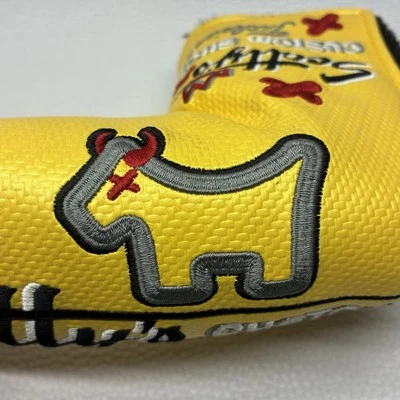 Capa amarela para cabeça de cachorro Scotty Cameron Scotty's Custom Shop jarda lixo - Imagem 1 de 4
