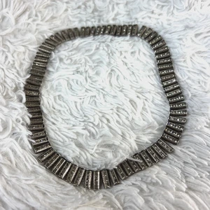 Catamore Sterling Silber Halsreif Midcentury Art Deco Halskette 40er Jahre seltener Fund - Bild 1 von 8