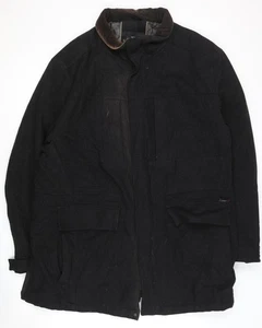 Marks and Spencer Men's Black XL Overcoat - Picture 1 of 12