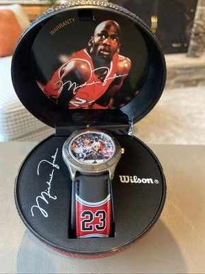 🏀 Reloj Michael Jordan Wilson 1997 en Estuche Original Baloncesto Foto 1 de 4