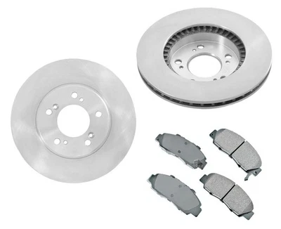 For 1991-1992 Acura Legend Brake Rotors Front Brake Rotors & Ceramic Brake Pads - Image 1 of 4
