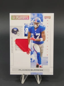 Parche de recuerdos Donruss Playoffs Plaxico Burress 2007 2 colores/10 - #64 - Imagen 1 de 14